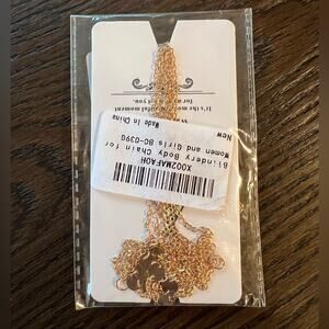 Blindery Gold Body Belly Chain NWT